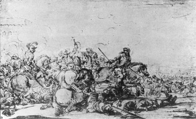 A Cavalry Battle by Jacques Courtois